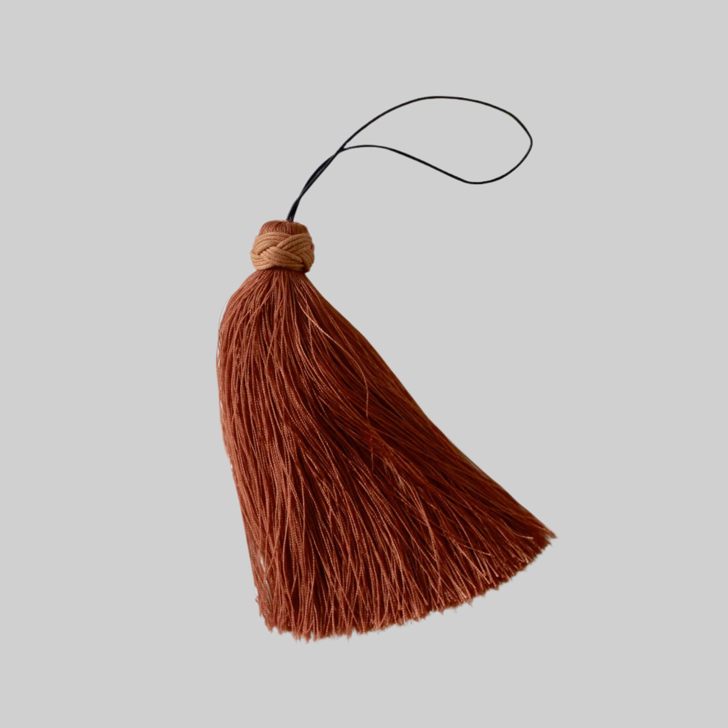 Holiday Ornament - tassel, copper. (box of 25)