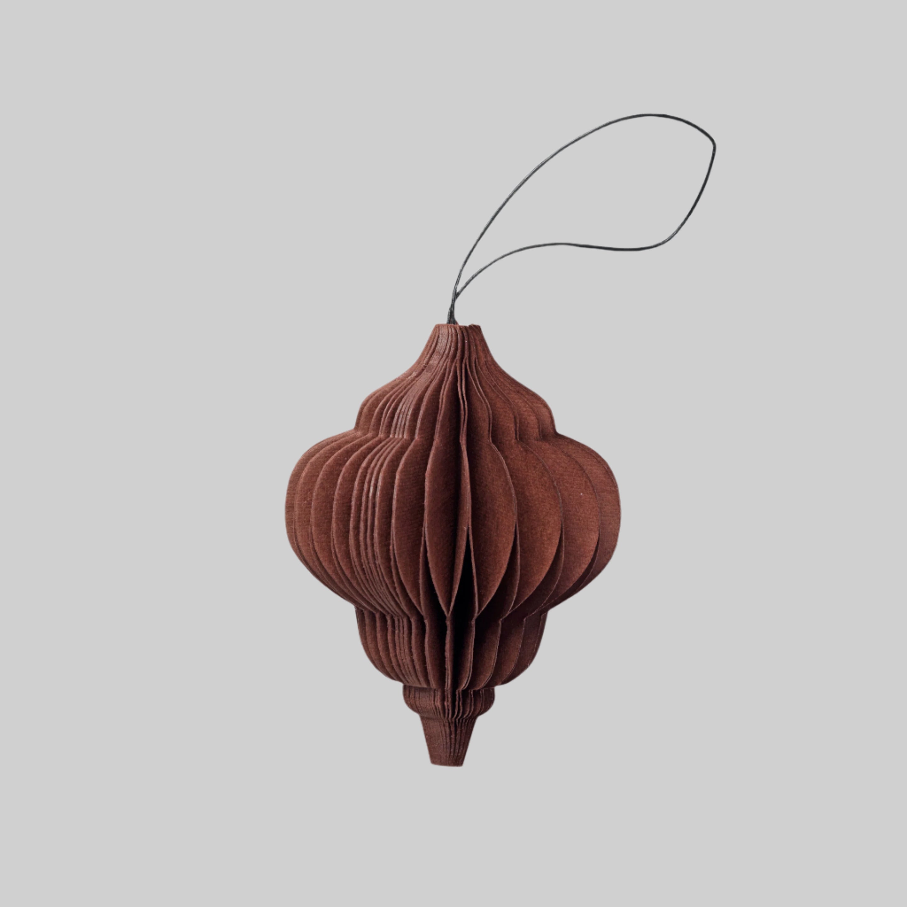 SUSTAIN folding ornament, jewel dark red (set of 6)