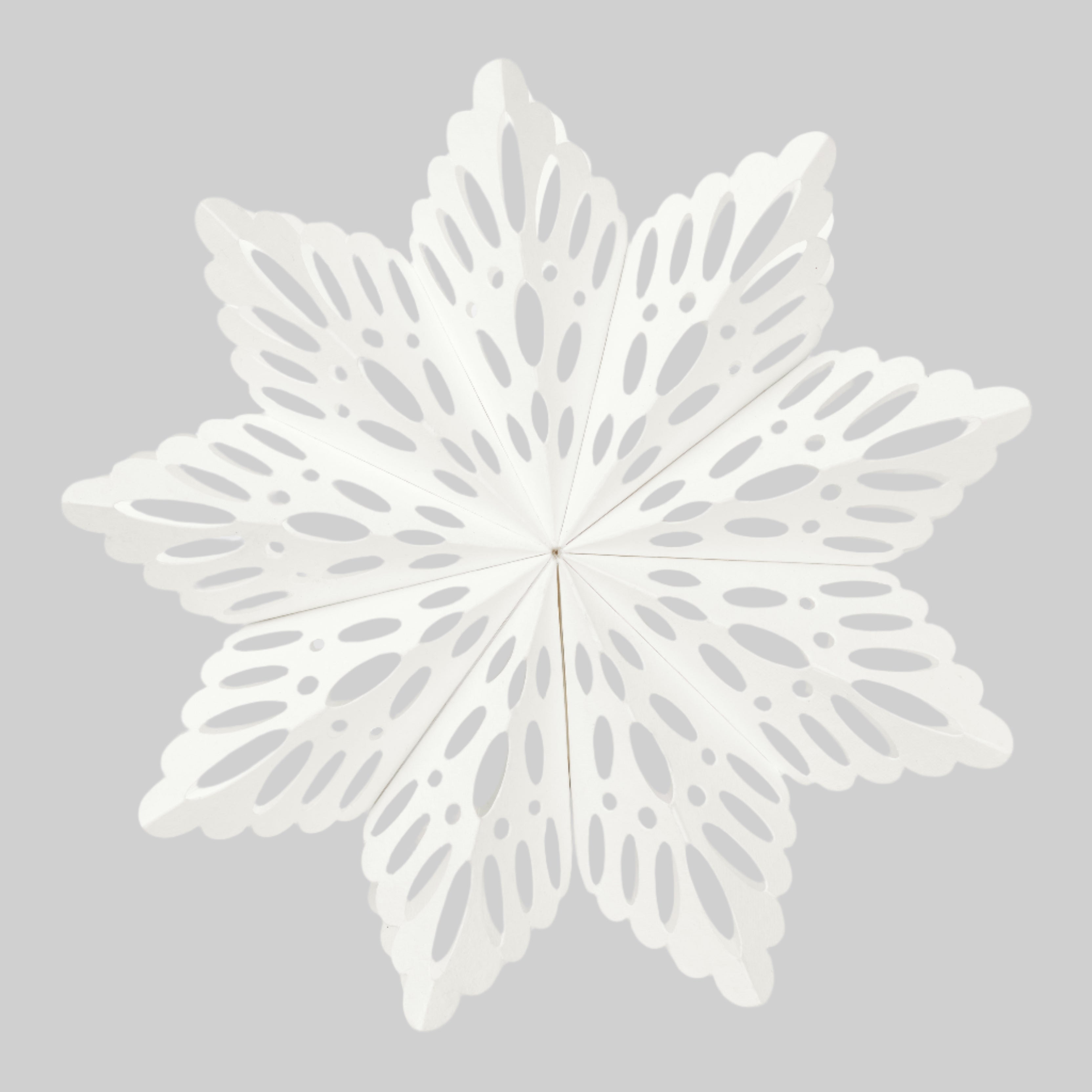 SUSTAIN Foliding Snowflake, large white