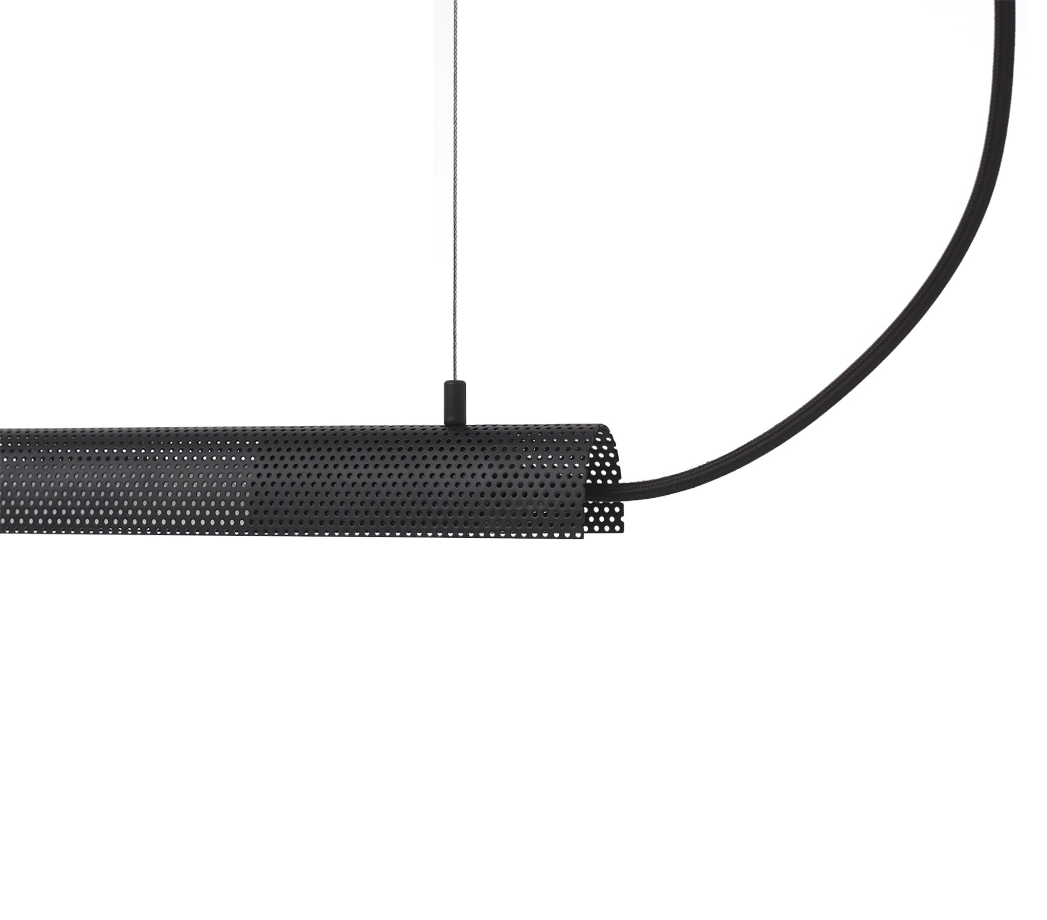 Radent pendant long black