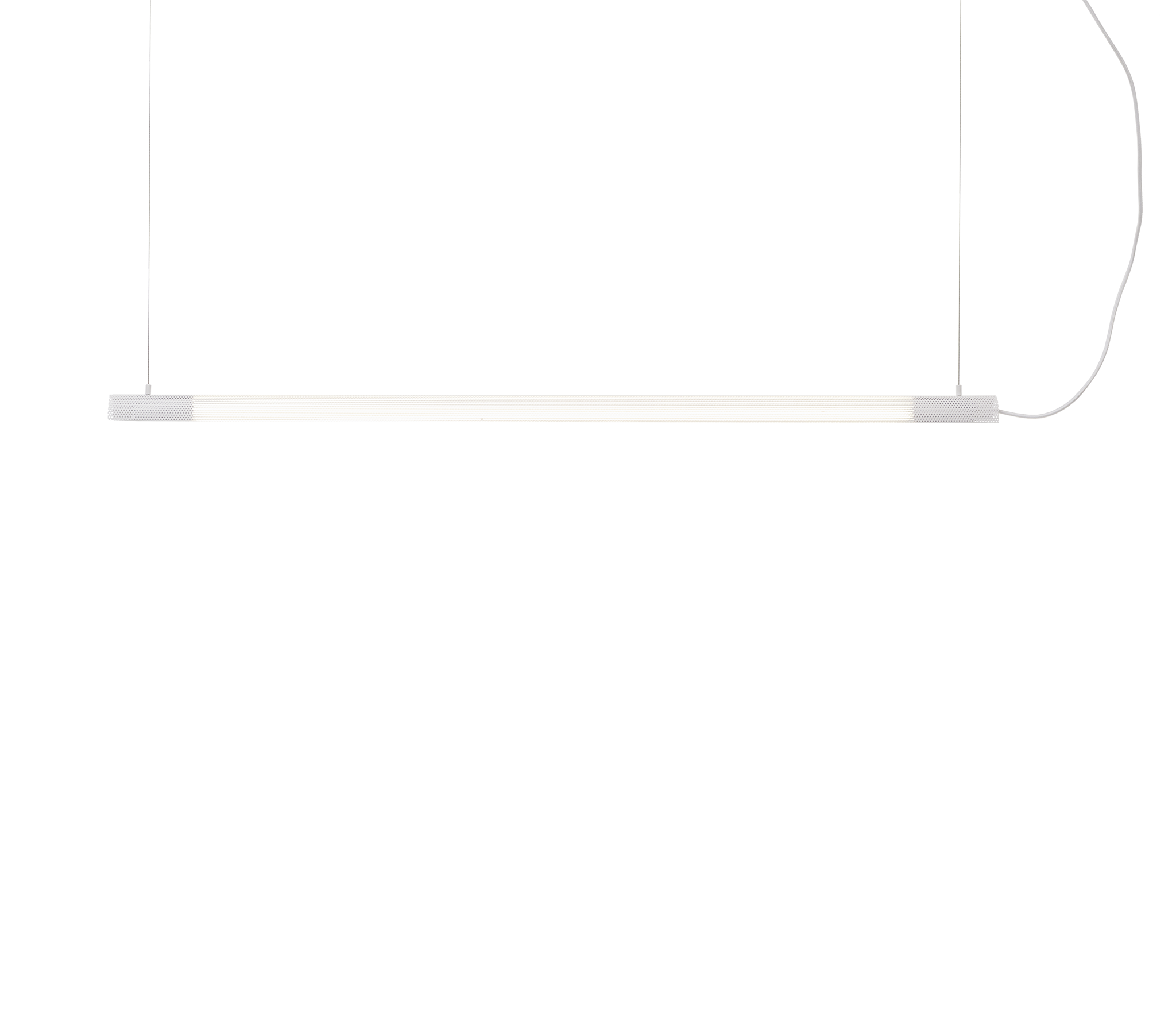 Radent pendant long white