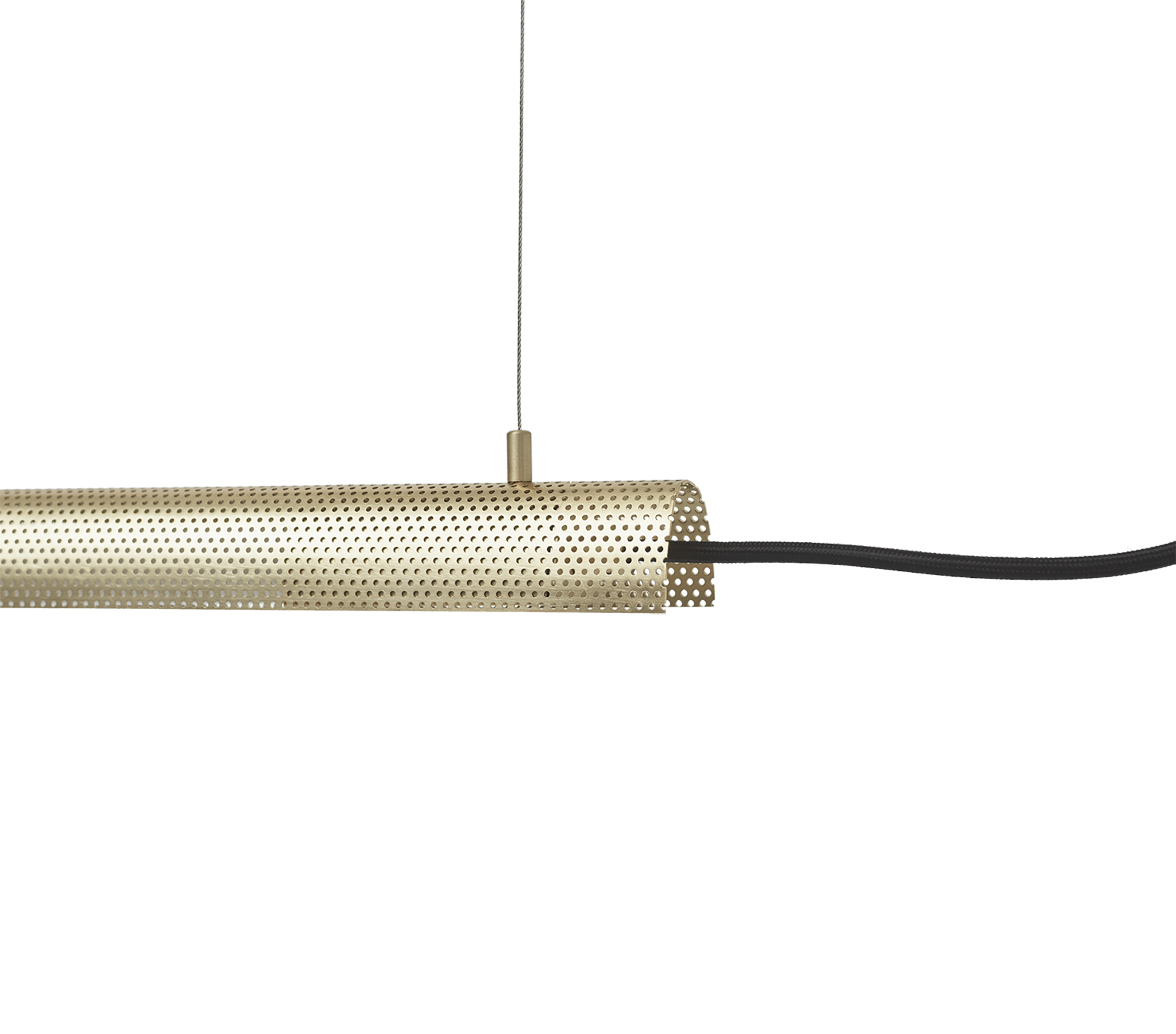 Radent pendant long brass