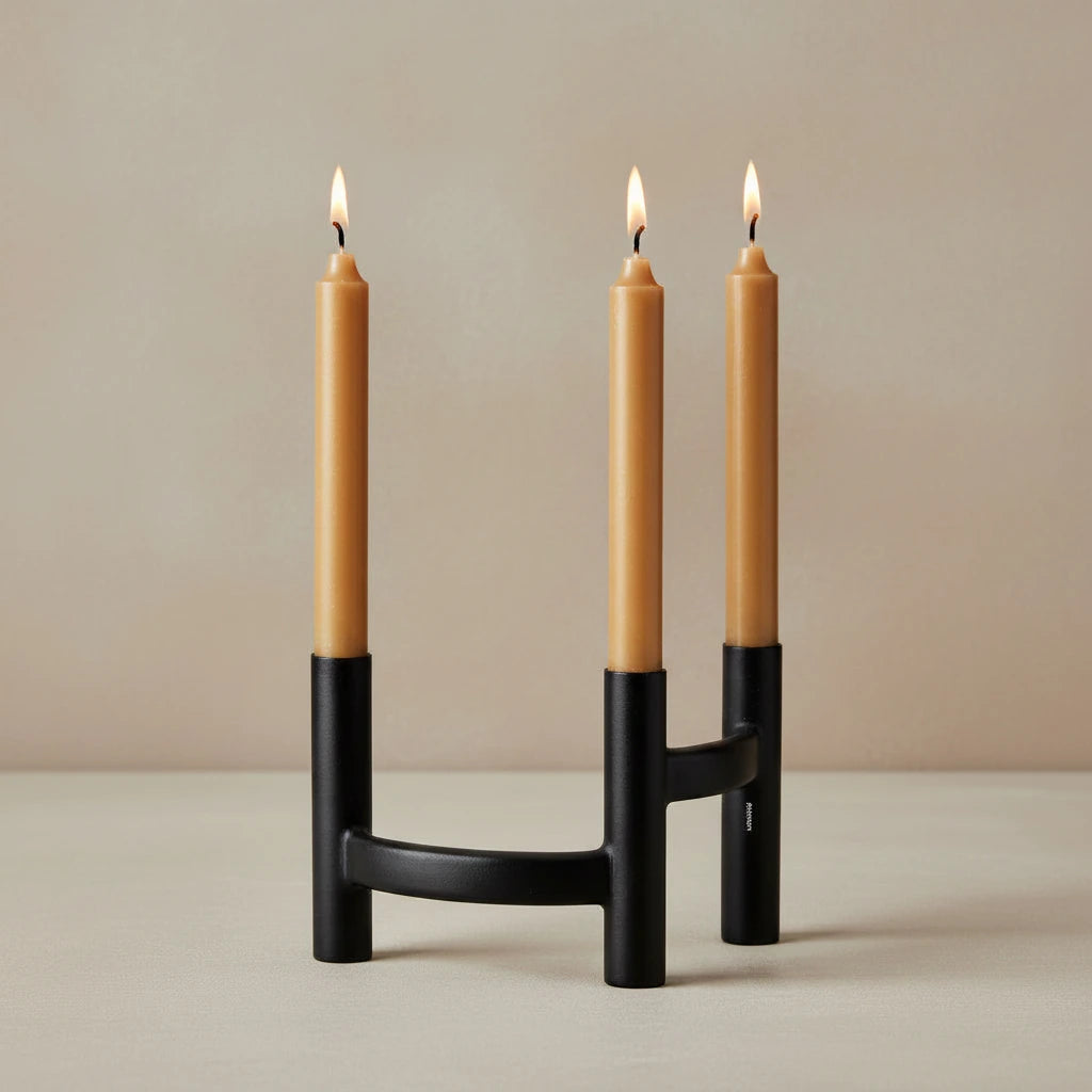 Ora Three-Branch Candleholder