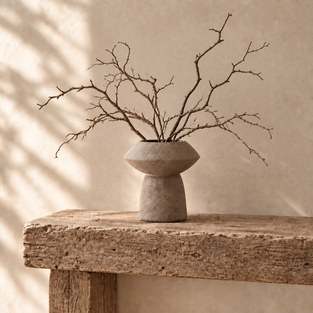 Sphere Vase, Fat - Taupe