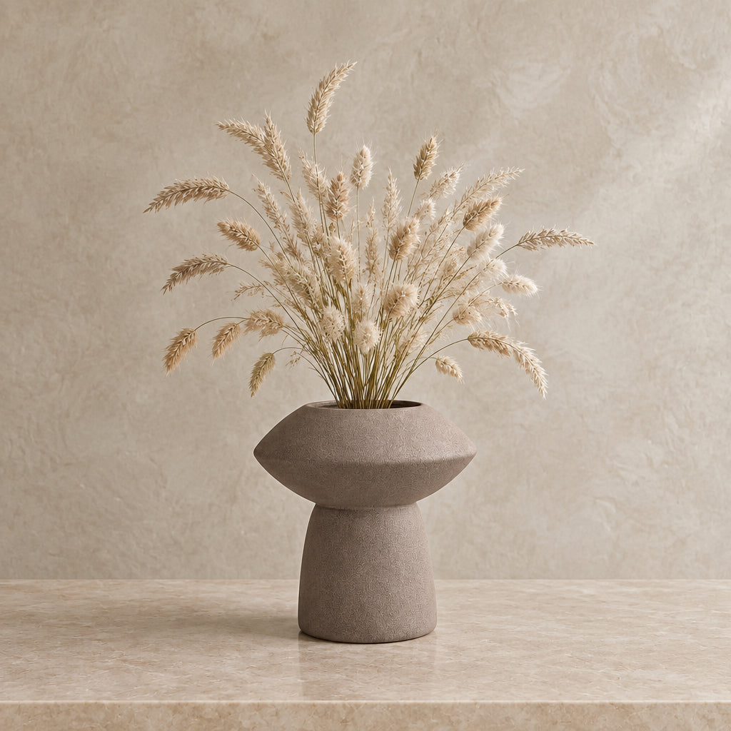 Sphere Vase, Fat - Taupe