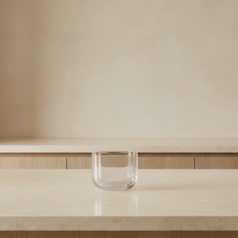 VIMA Vase Oval Clear