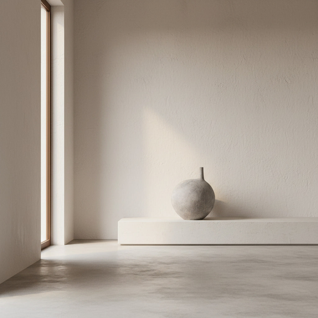 Submarine Vase, Big - Light Grey