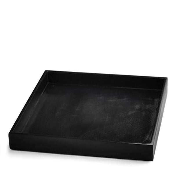 Marblelous tray - square, black