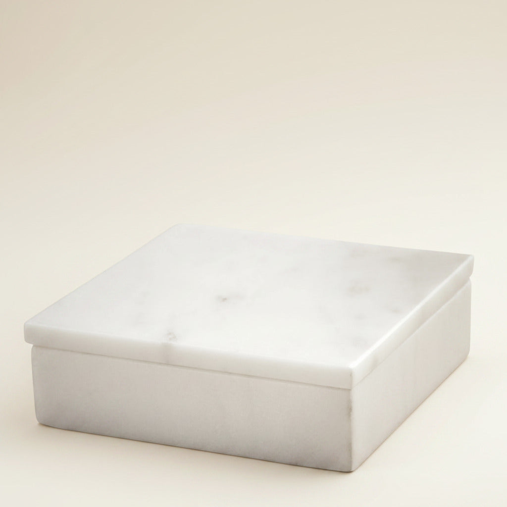 marblelous box small, white