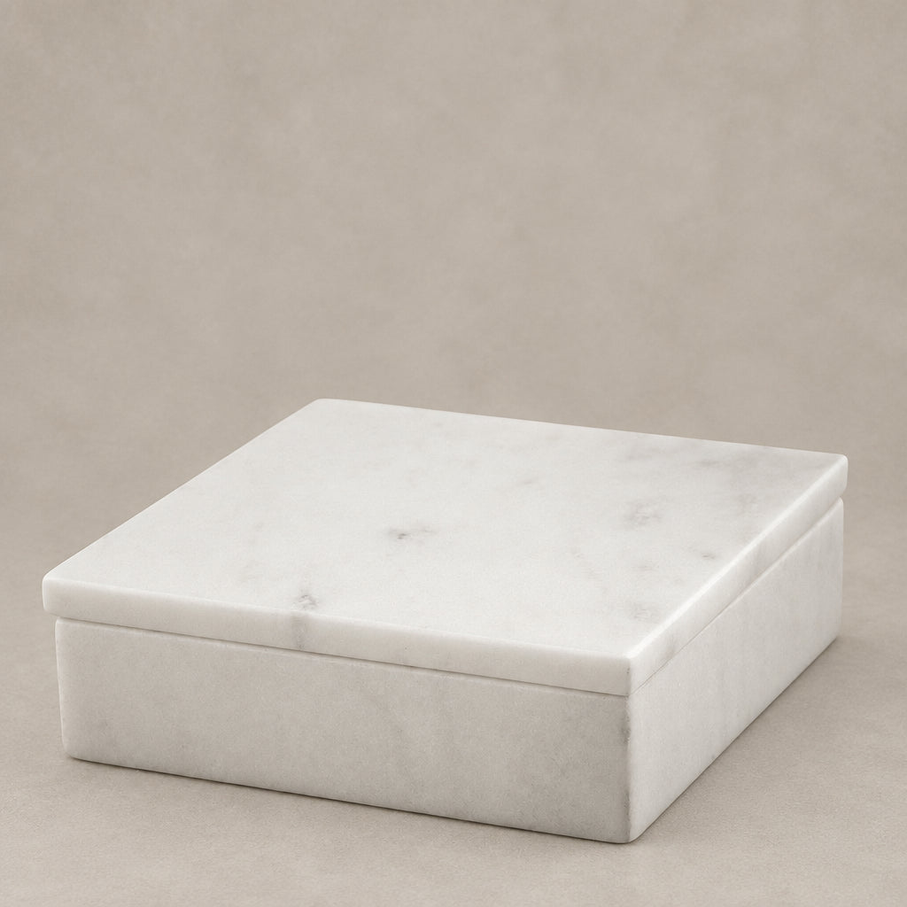 marblelous box small, white