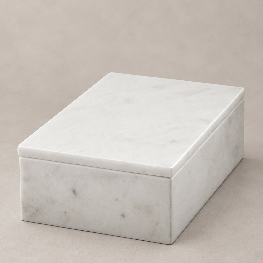 marblelous box large, white