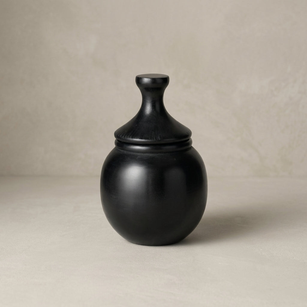Marblelous jar 06 - black