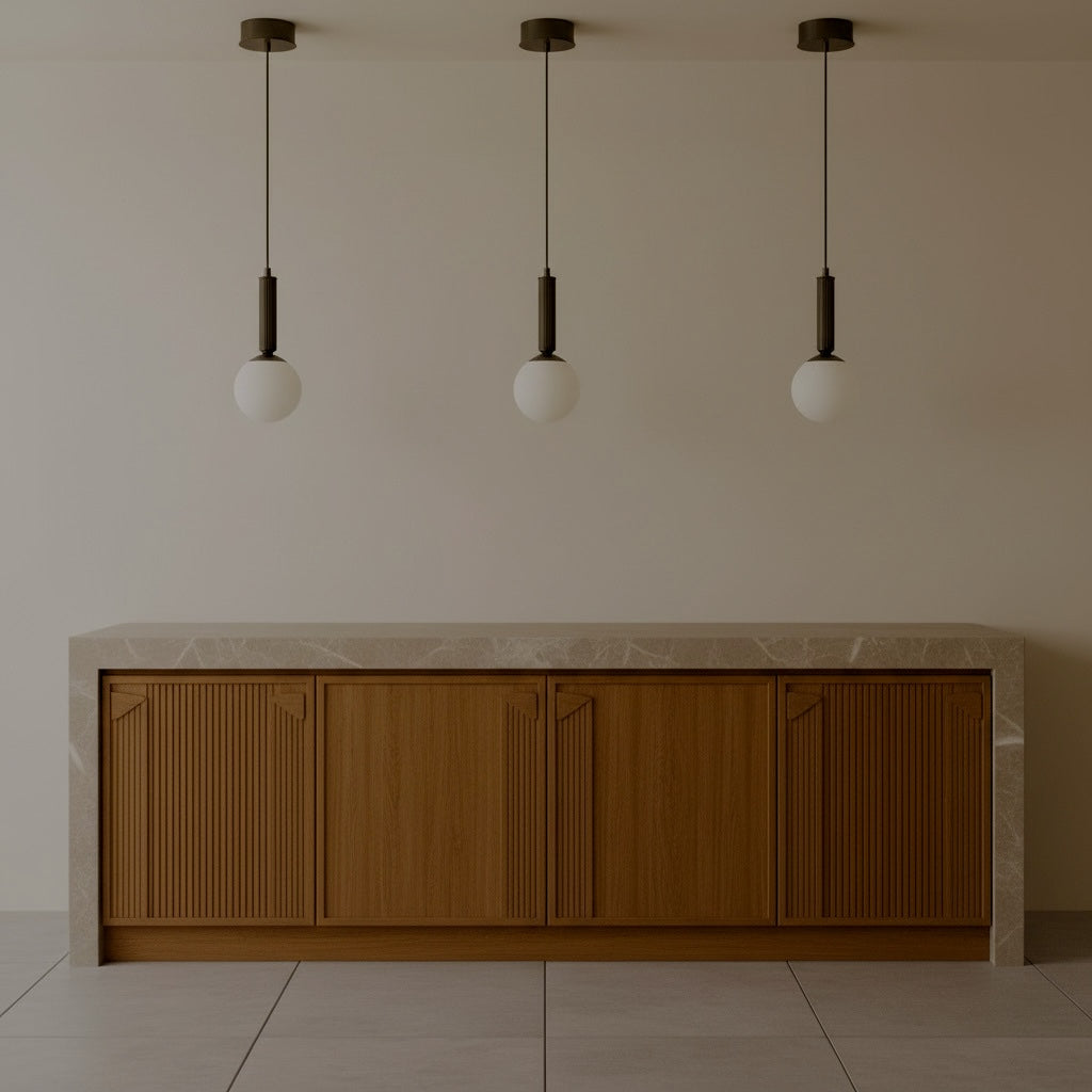 No. 2 Pendant Light - Bronze, UL