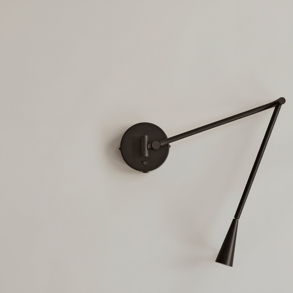 101 Copenhagen - Snake Wall Lamp - Burned Black - Wall Lamp