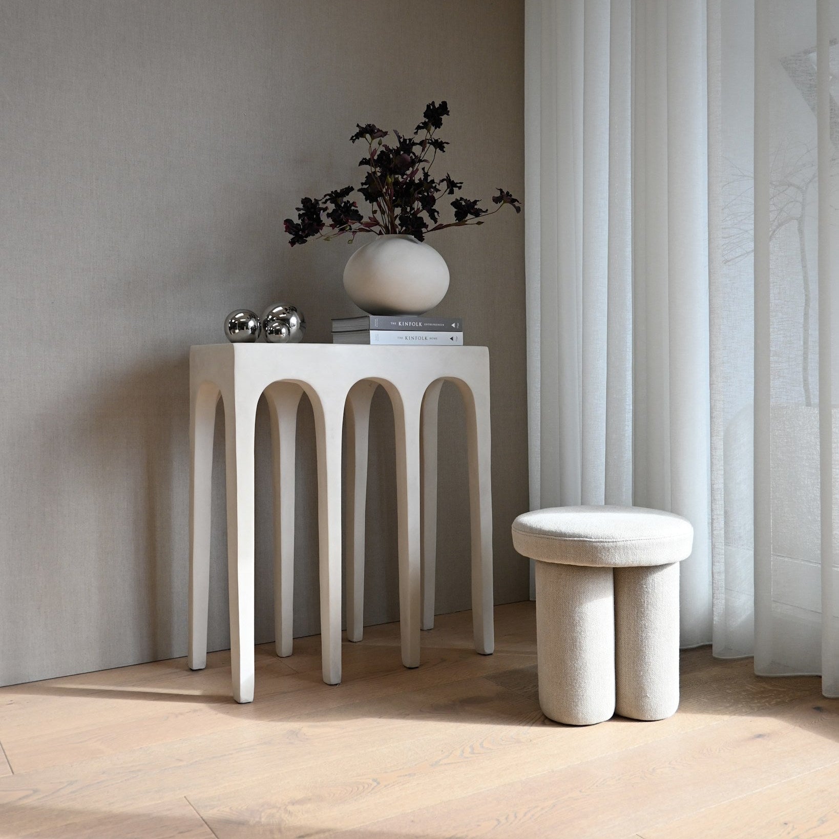 Bow Console - Birch
