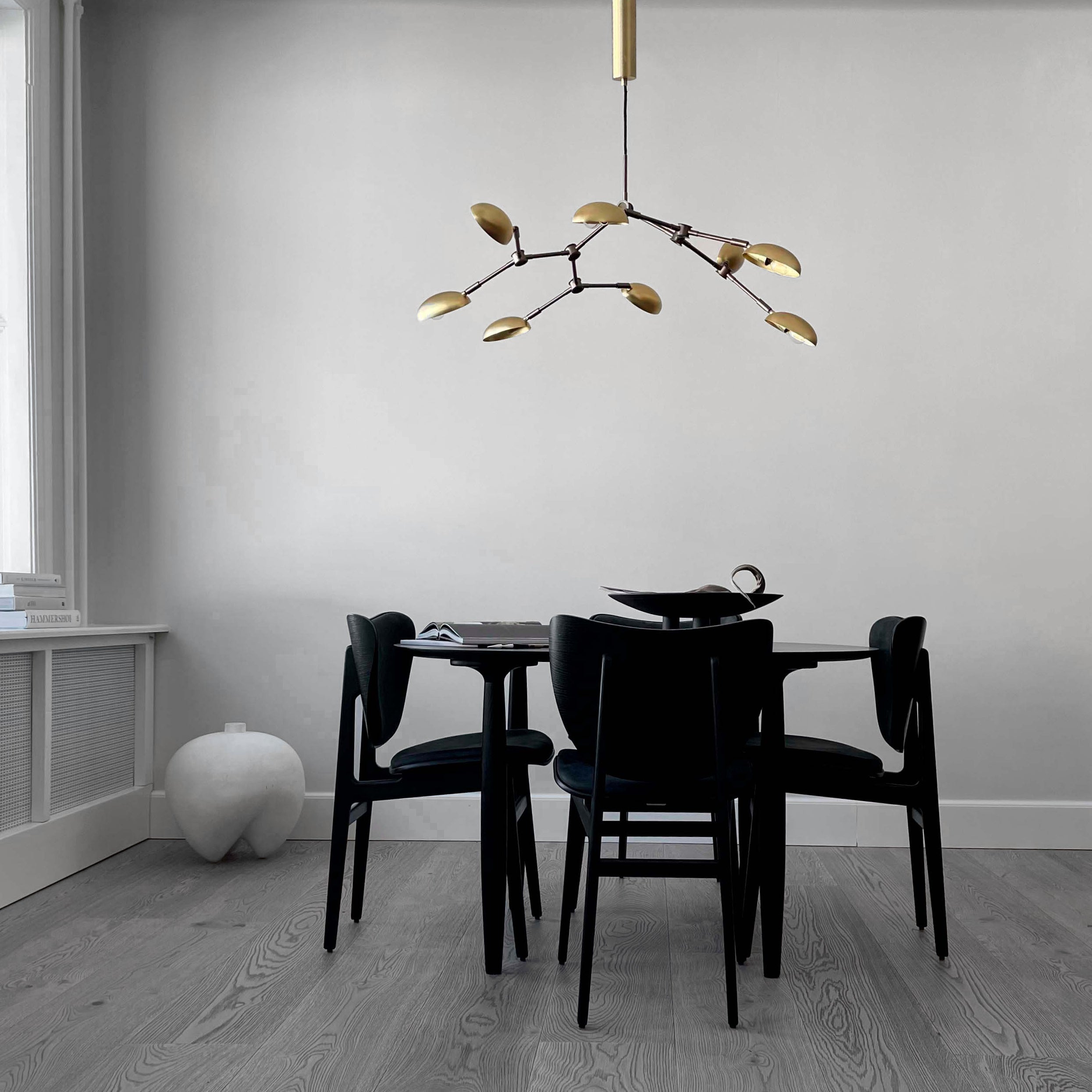 Drop Chandelier - Mini, Brass, UL