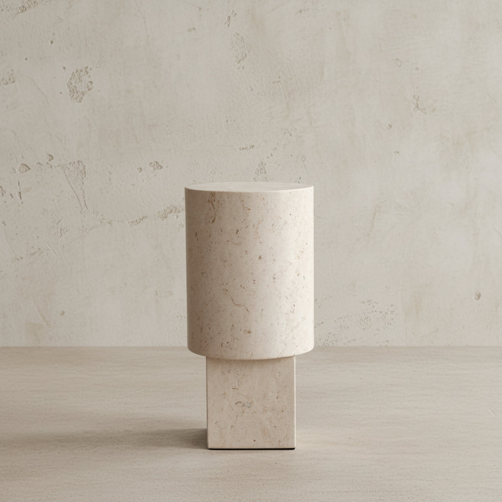 101 Copenhagen - Column Table - Limestone - Coffee Table