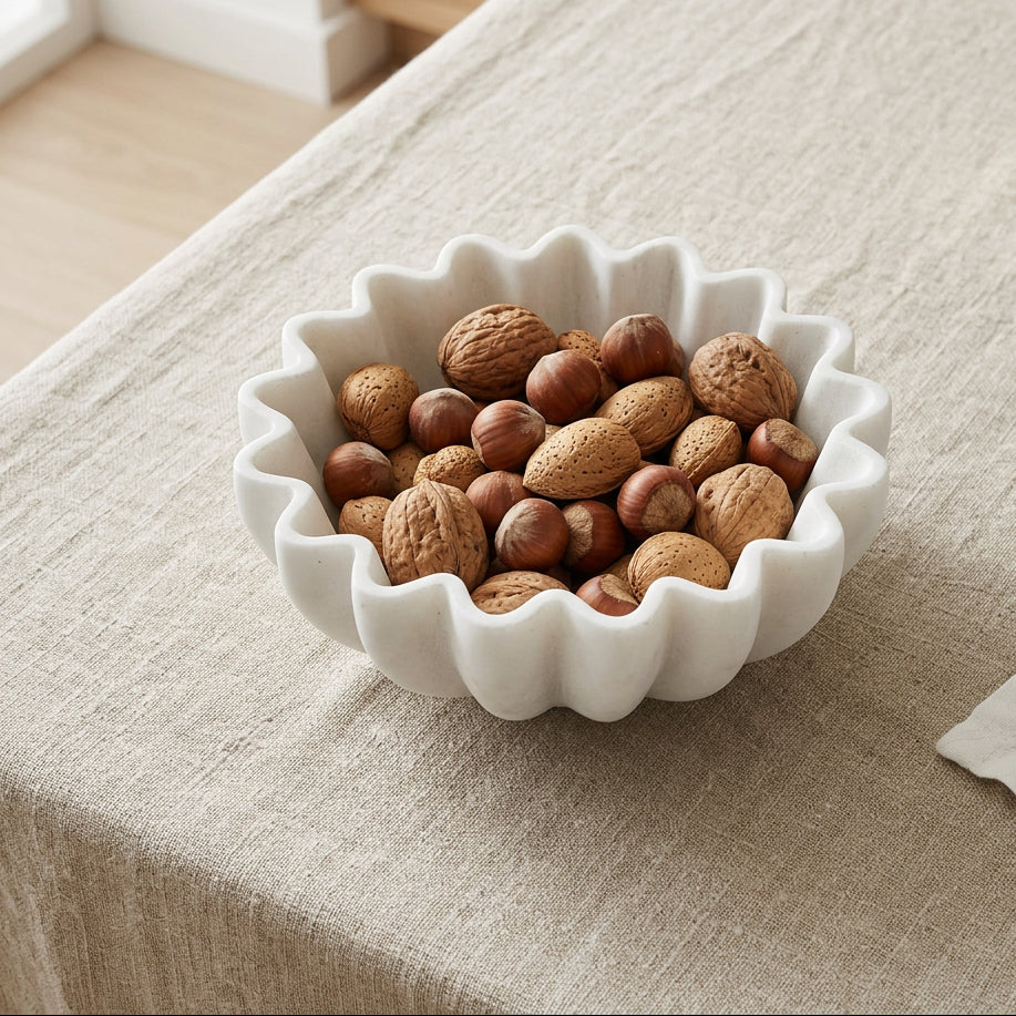 Marblelous curve bowl, large