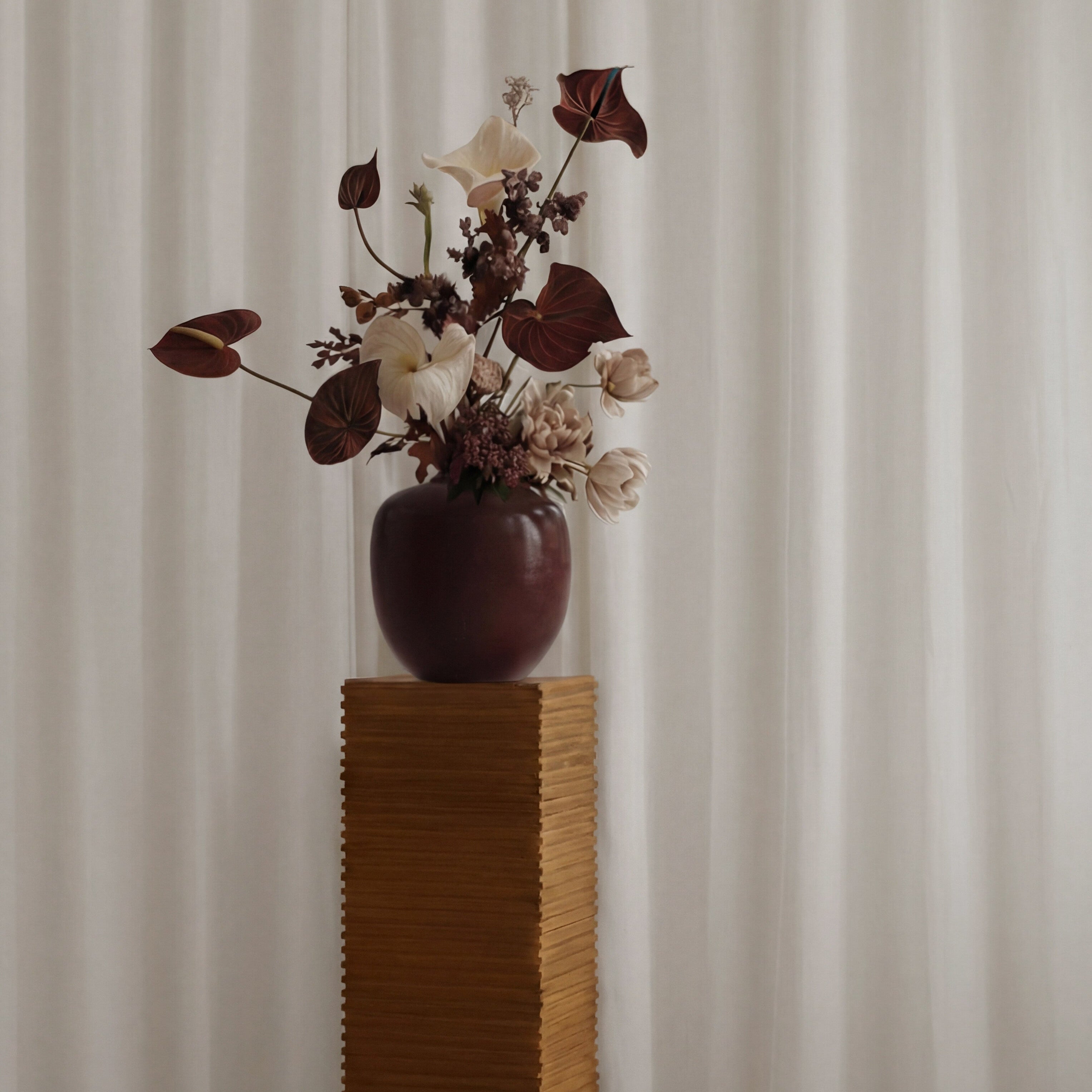 101 Copenhagen - Sunao Vase, Mini - Maroon - Vase