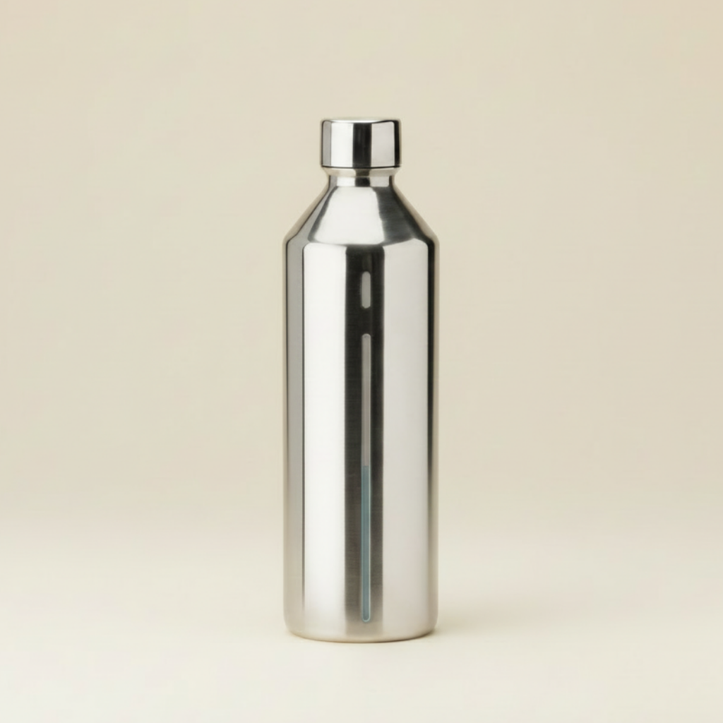 BRUS Carbonator Bottle - Steel, 1.2L