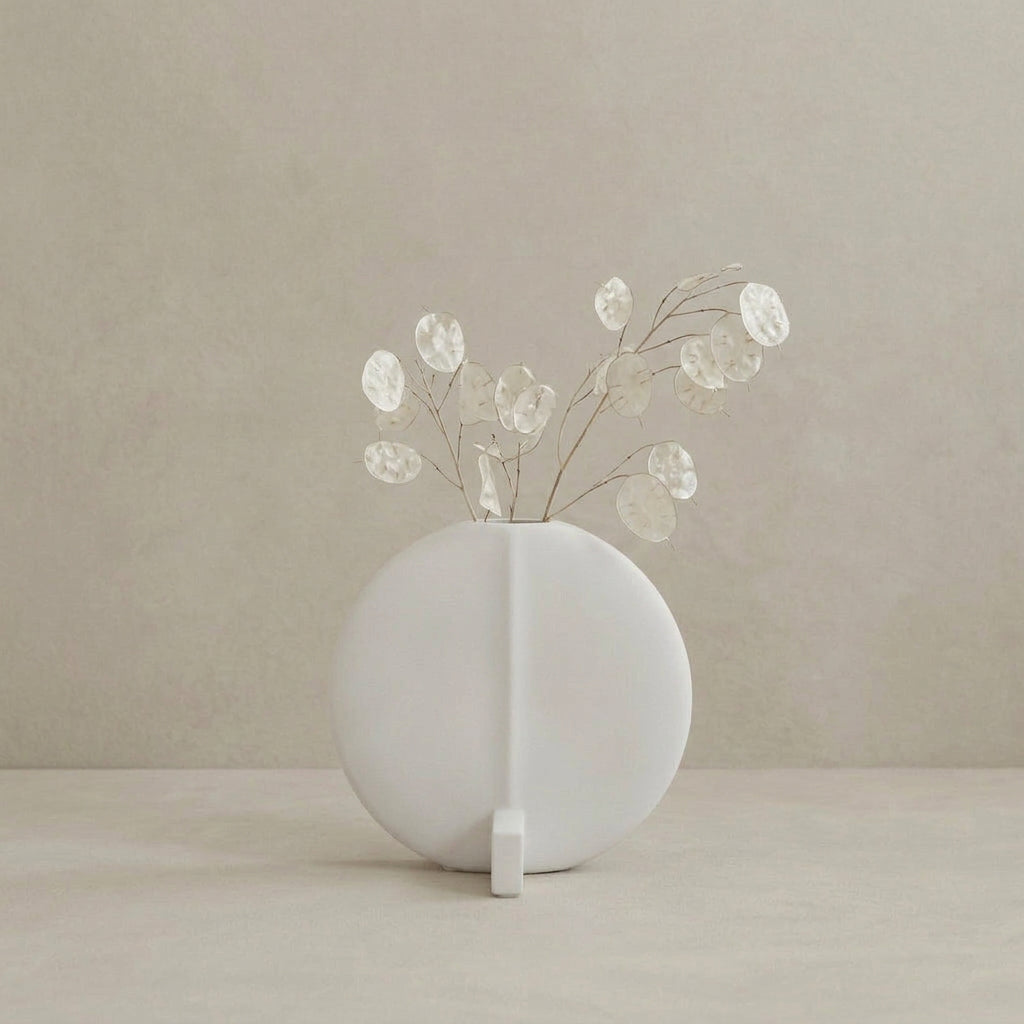 Guggenheim Vase, Petit - Bone White