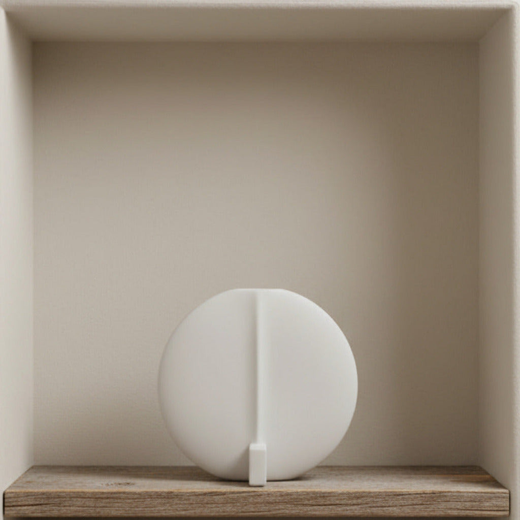Guggenheim Vase, Petit - Bone White