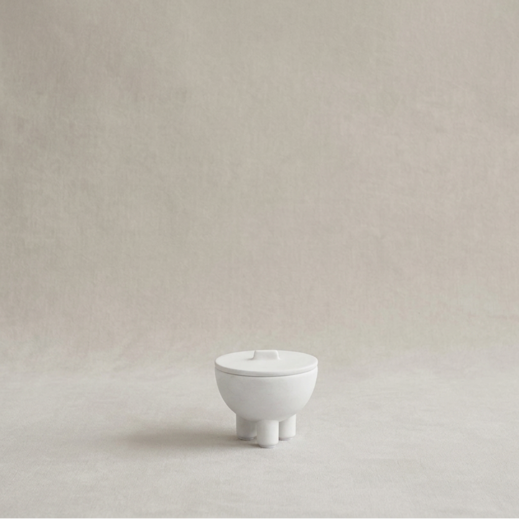 Duck Jar, Mini - Bone White