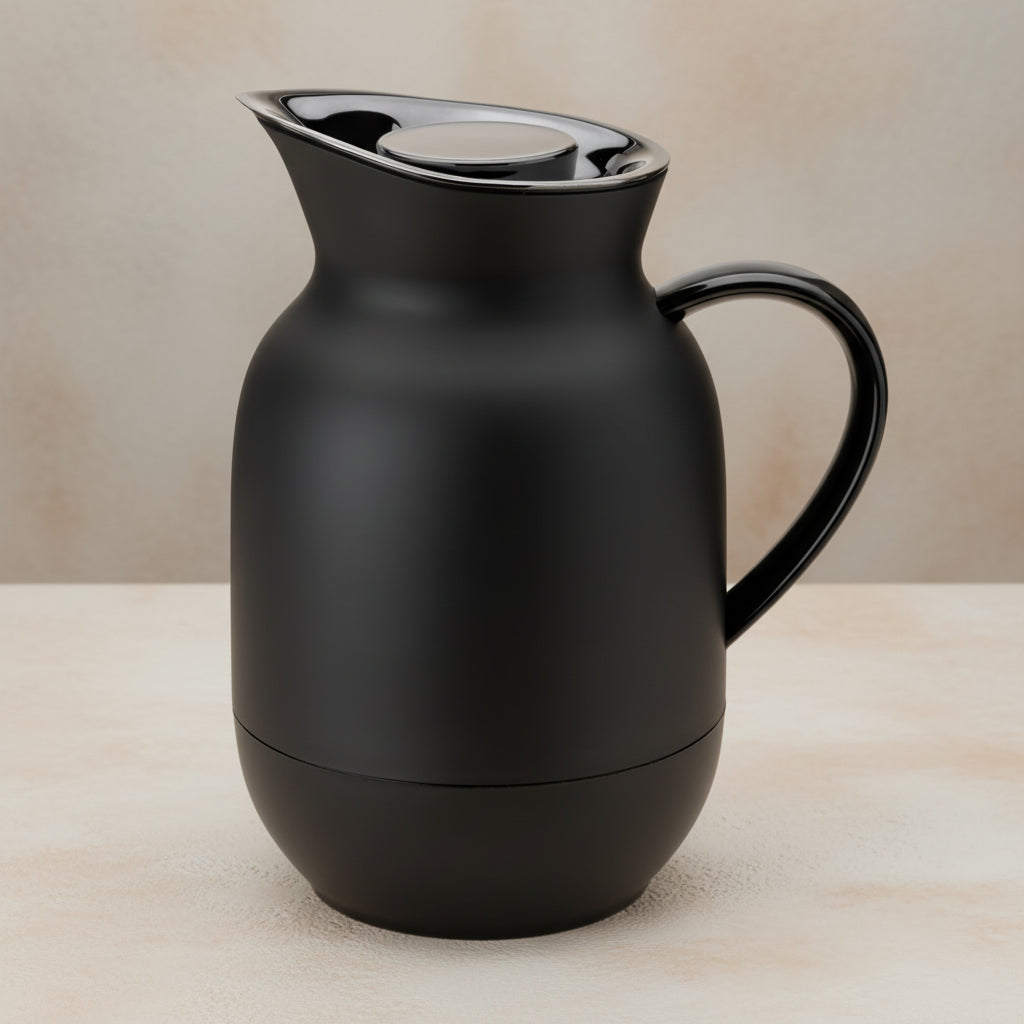 Amphora vacuum jug, coffee 1L - soft black