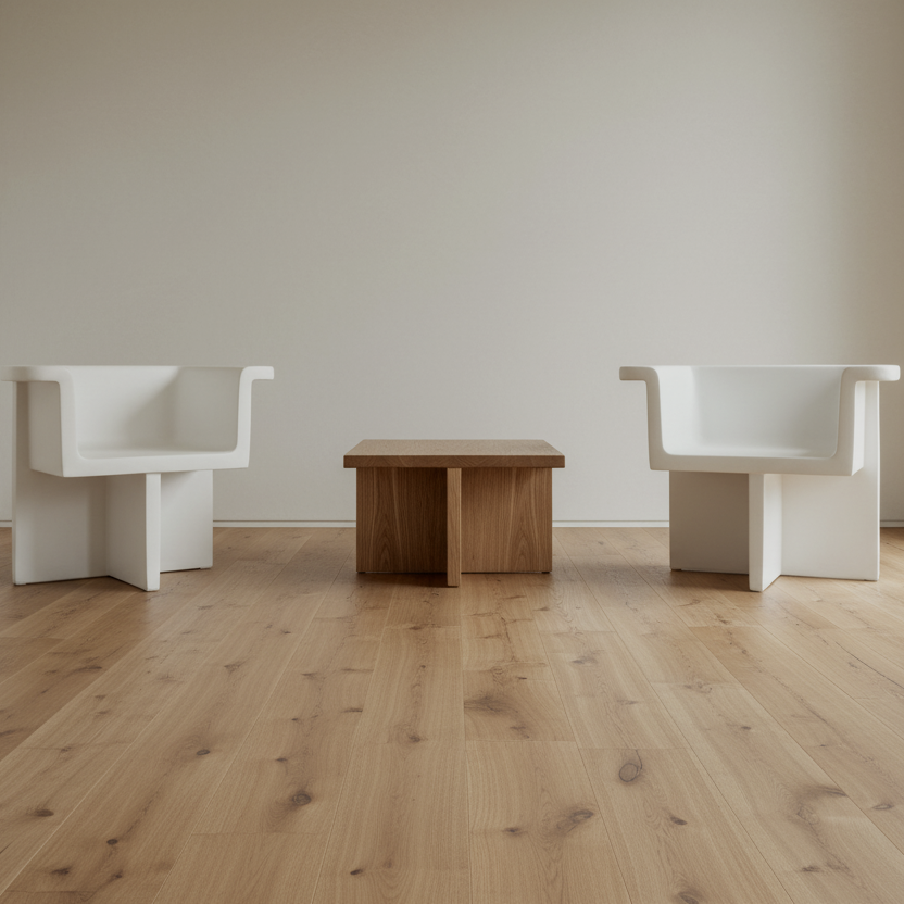 Brutus Lounge Chair - Bone White