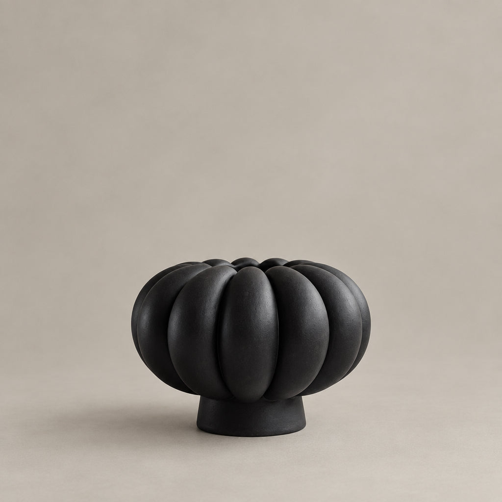 Kabin Vase Fat, Lamella - Coffee