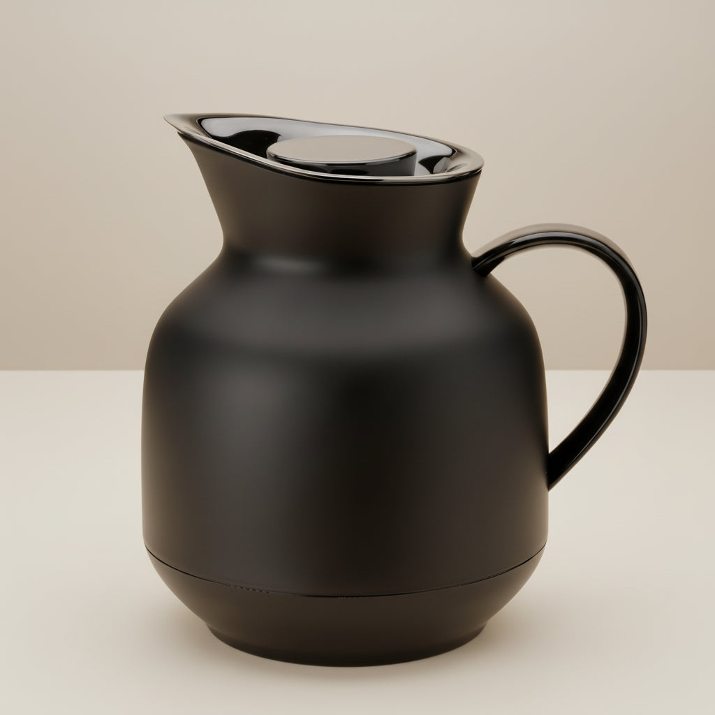 Amphora vacuum jug - tea 1L - soft black