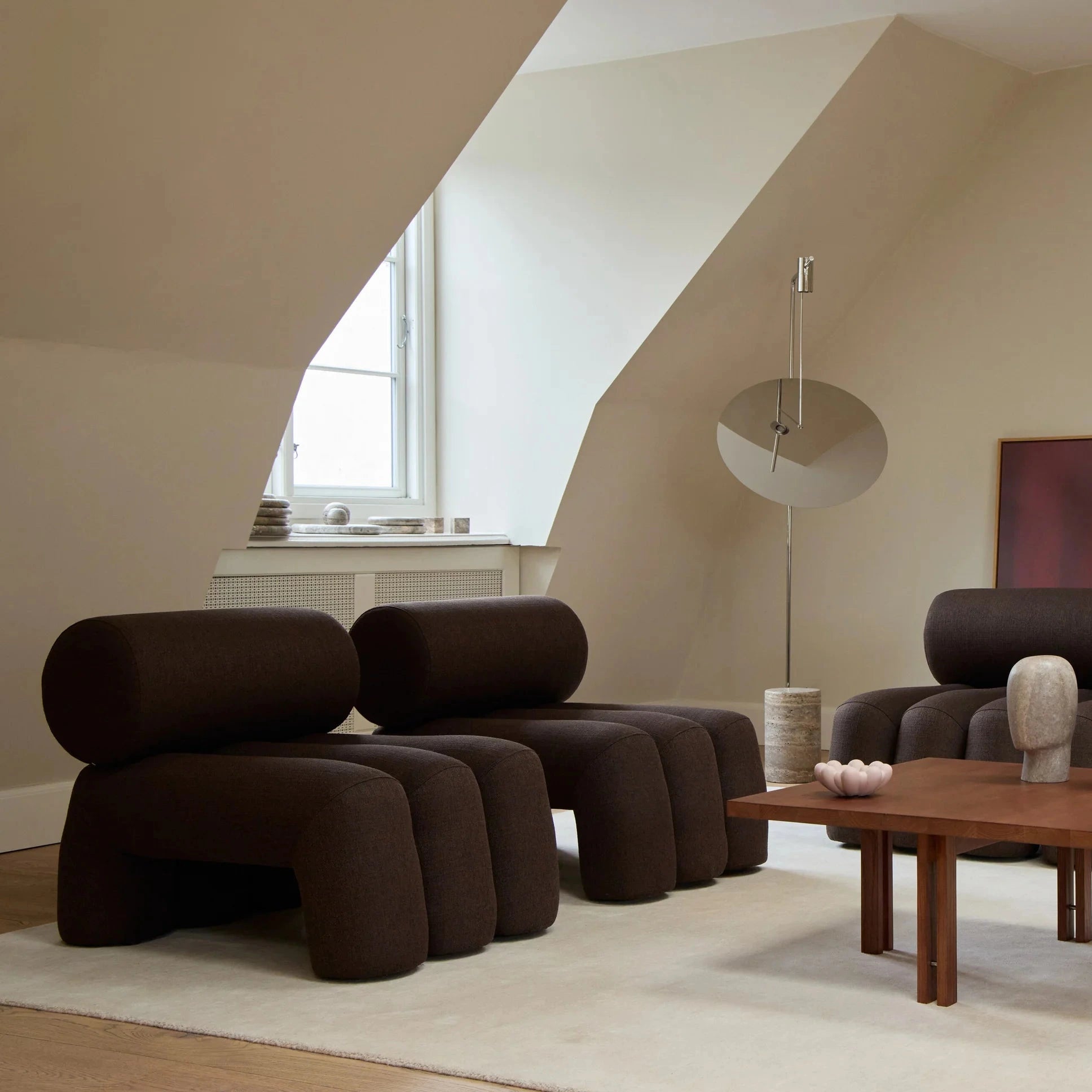 Foku Chair - Dark Brown