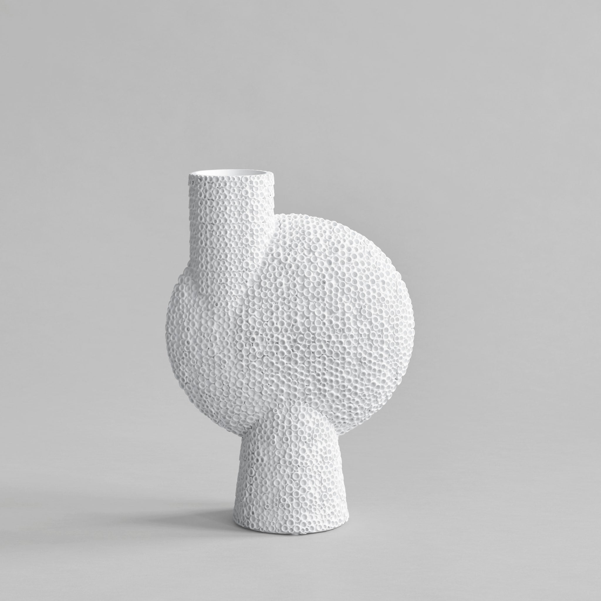 Sphere Vase Bubl, Shisen, Big - Bone White