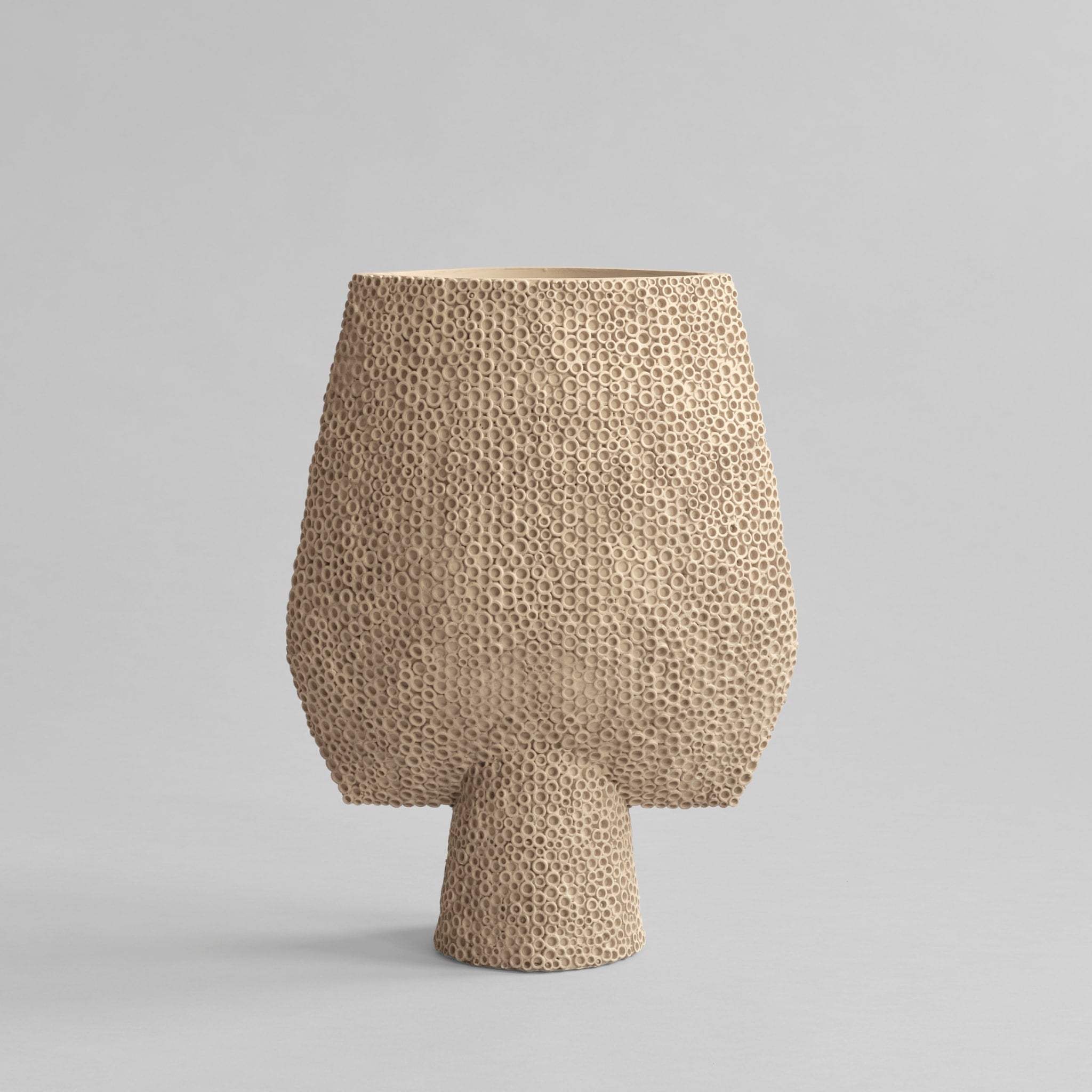 Sphere Vase Square, Shisen, Big - Sand
