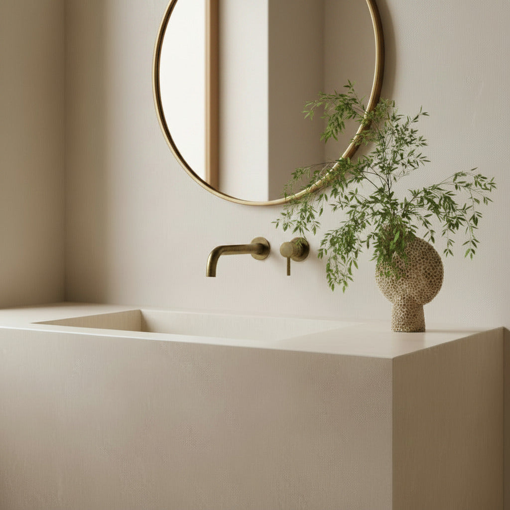 Sphere Vase Bubl, Shisen, Medio - Sand