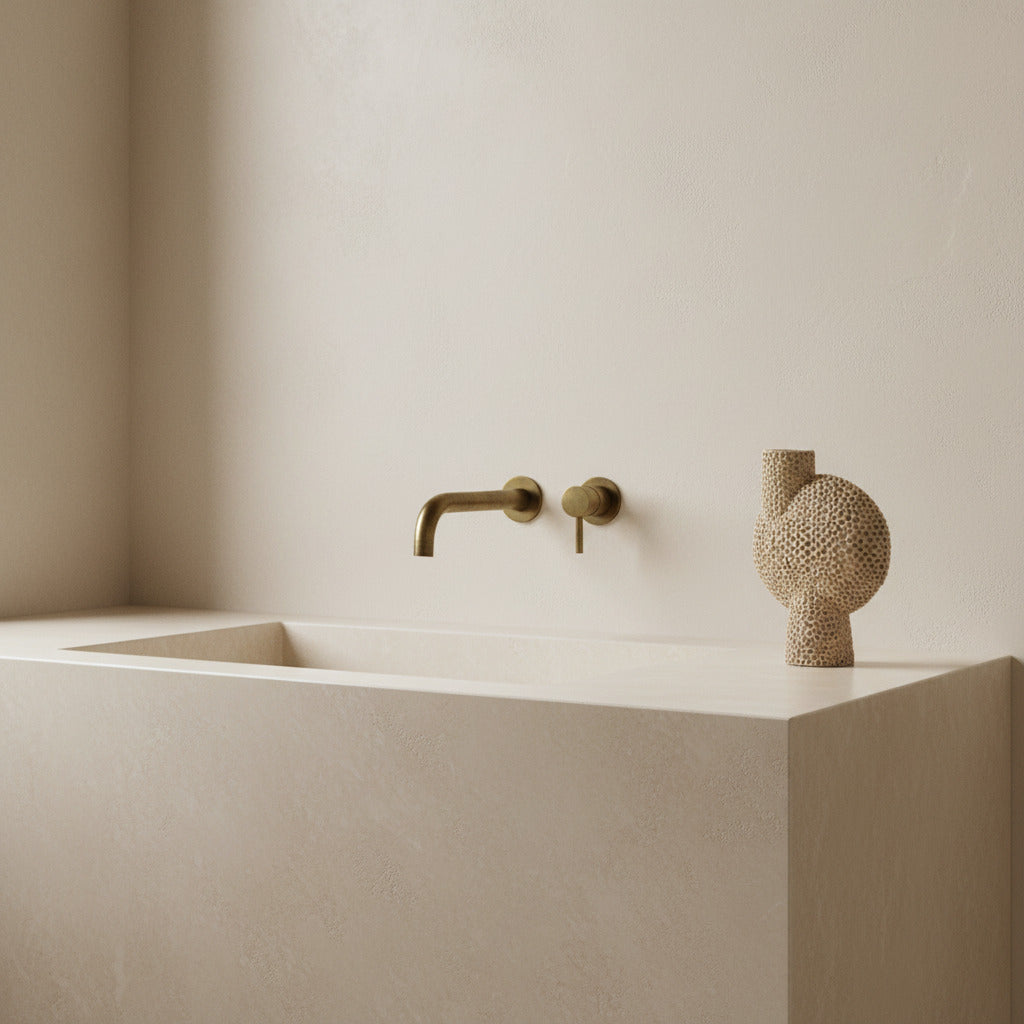 Sphere Vase Bubl, Shisen, Medio - Sand