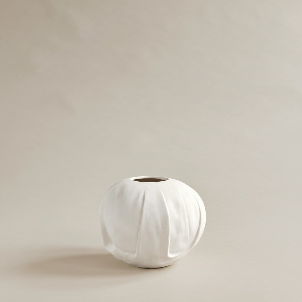 Orimono Vase, Medio - Bone White