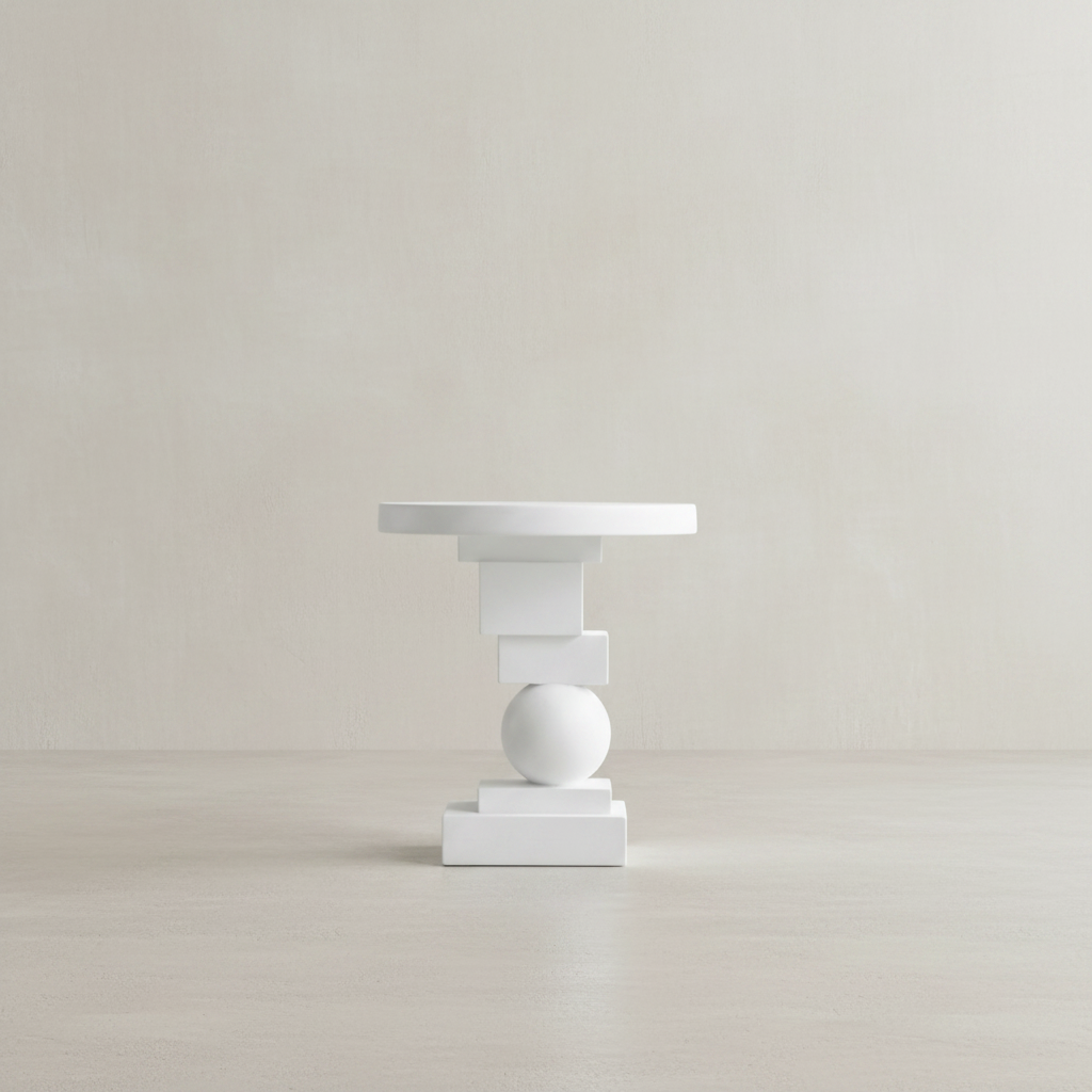 Artist Side Table - Bone White