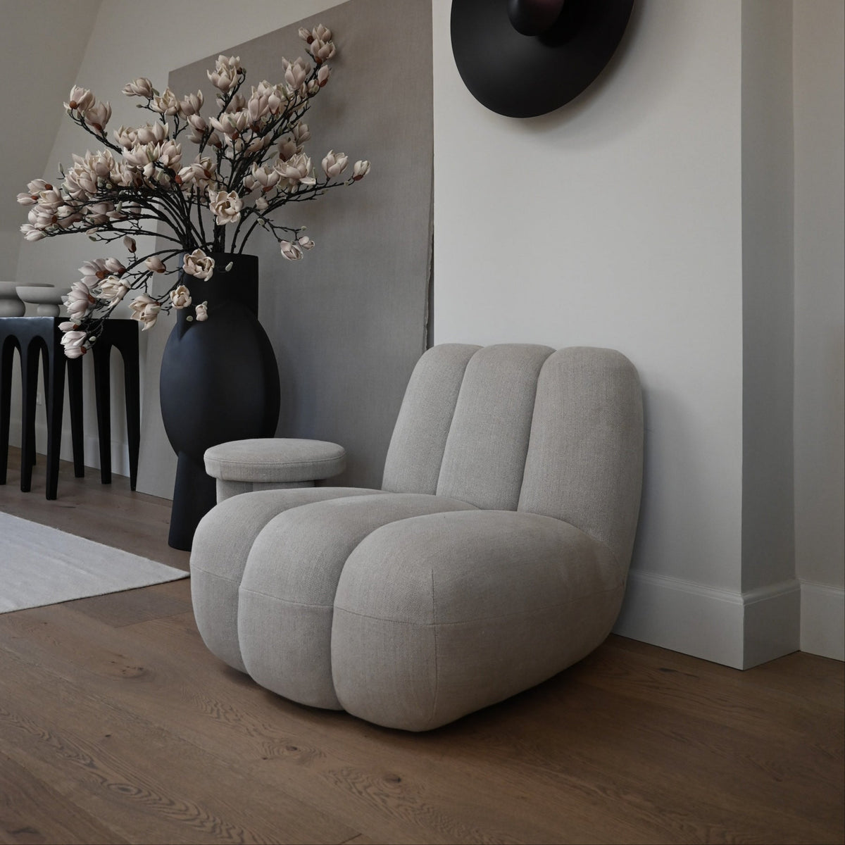 Toe Chair - French Linen, Sand