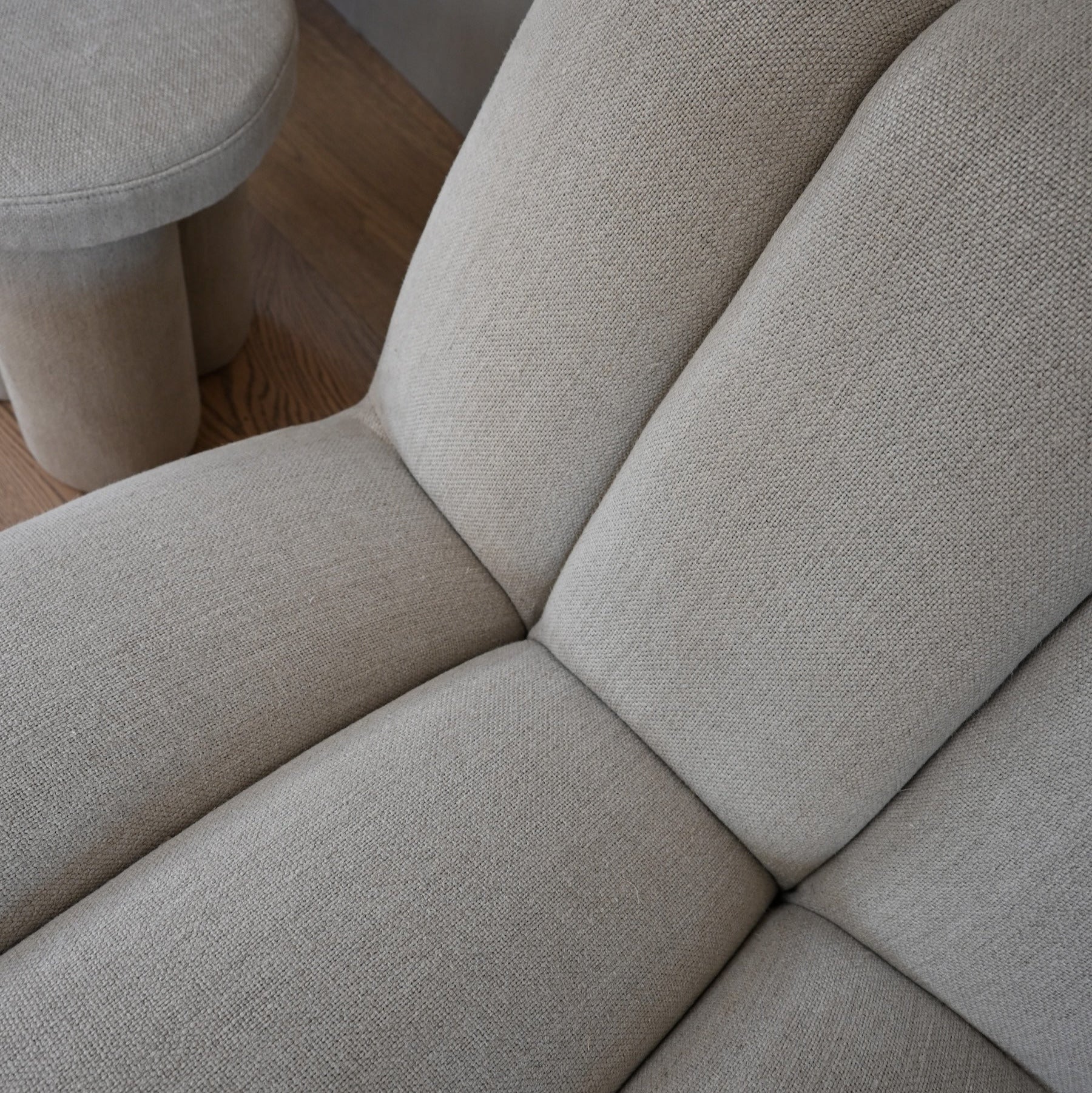 Toe Chair - French Linen, Sand*