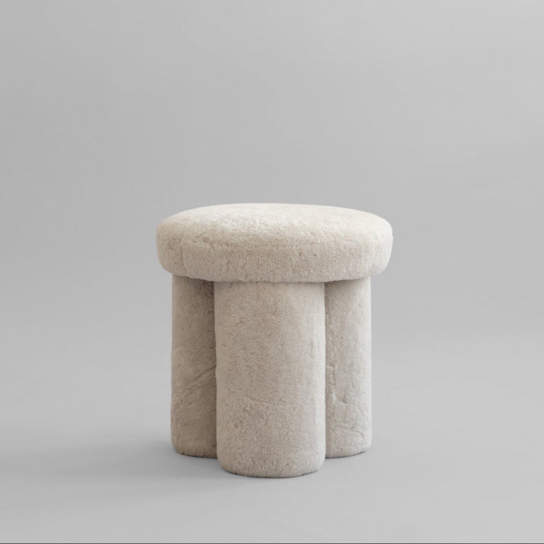 Big Foot Stool - Sheepskin, Sandshell