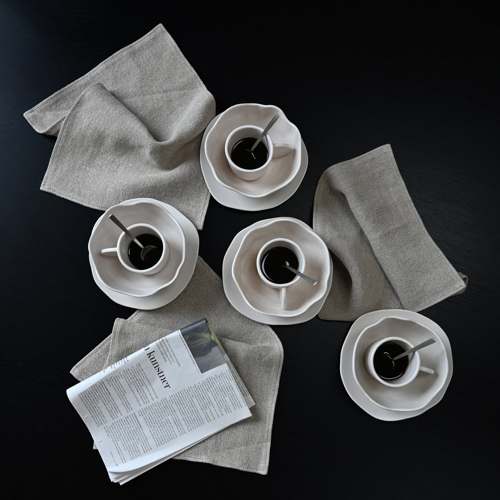 101 Copenhagen Native Breakfast for 4 with napkins