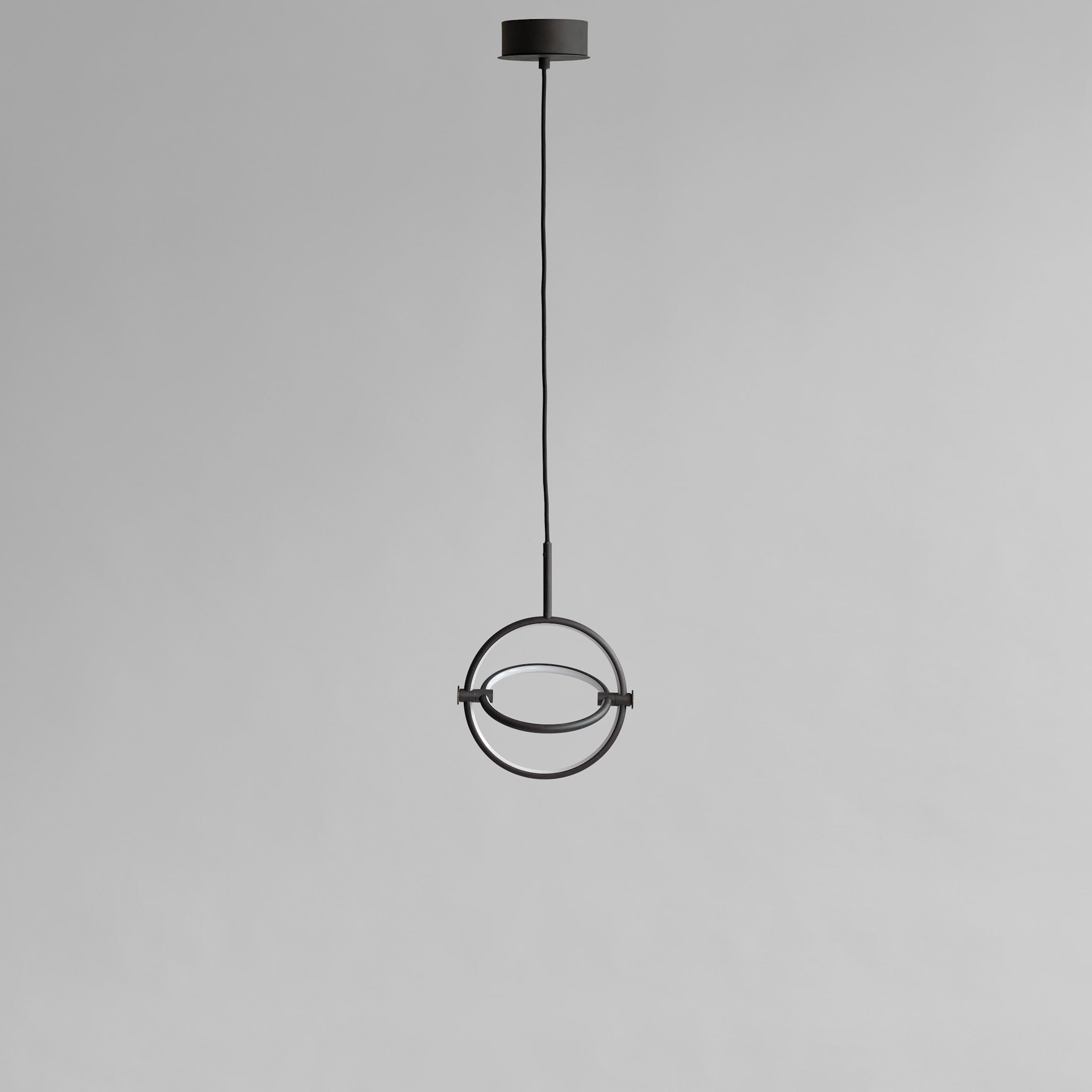 Maru Pendant, Mini - Burned Black*