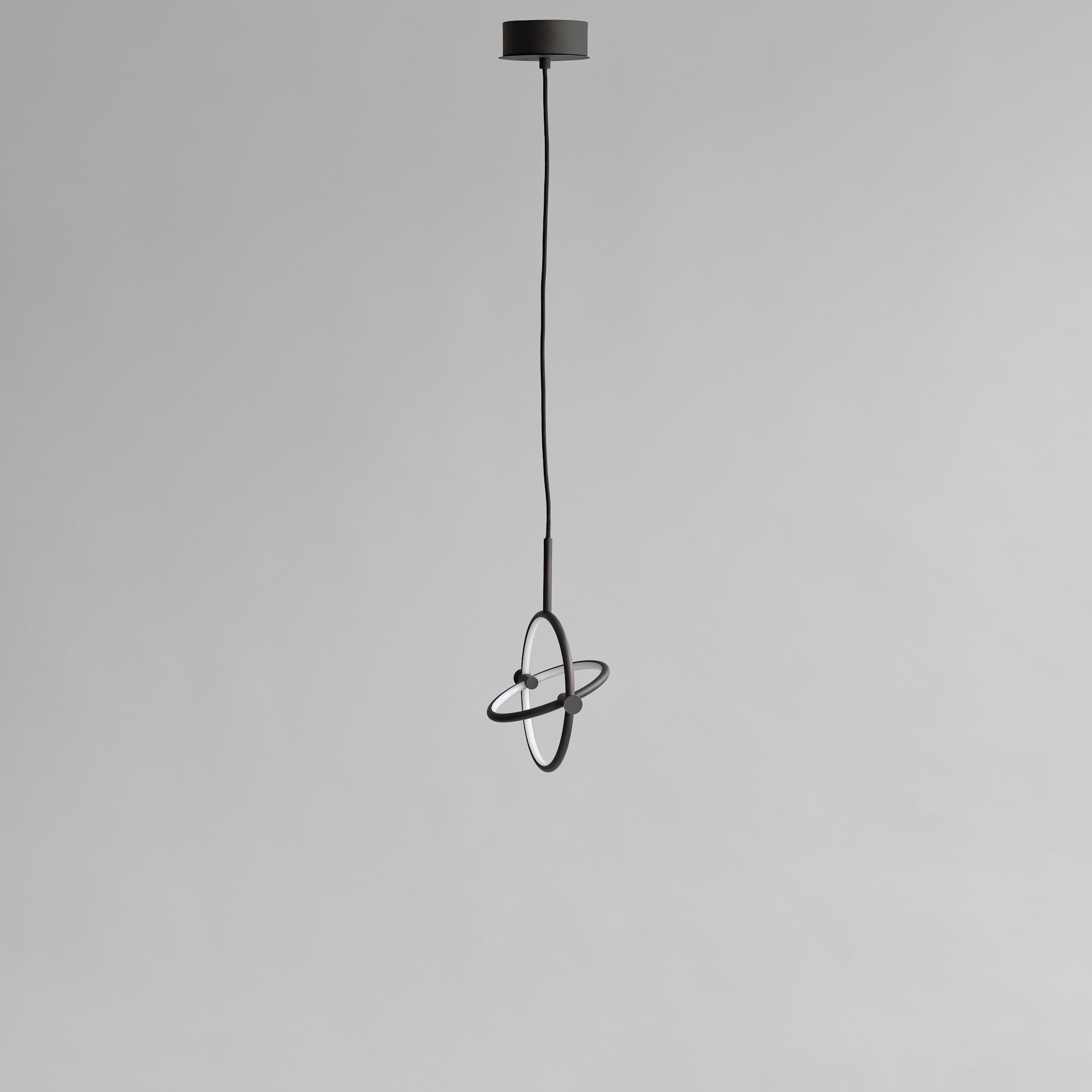 Maru Pendant, Mini - Burned Black*