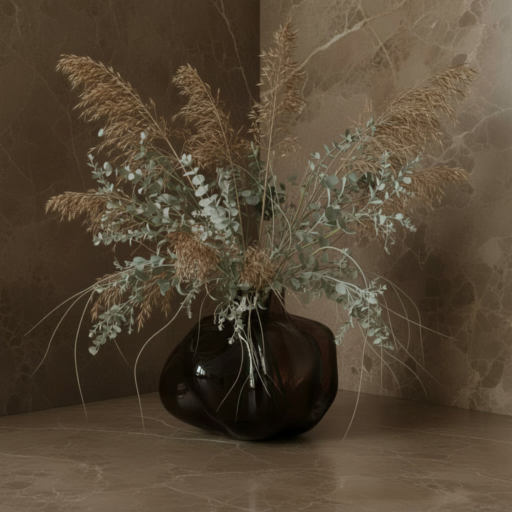 Wabi Vase, Medio - Smoked Forest