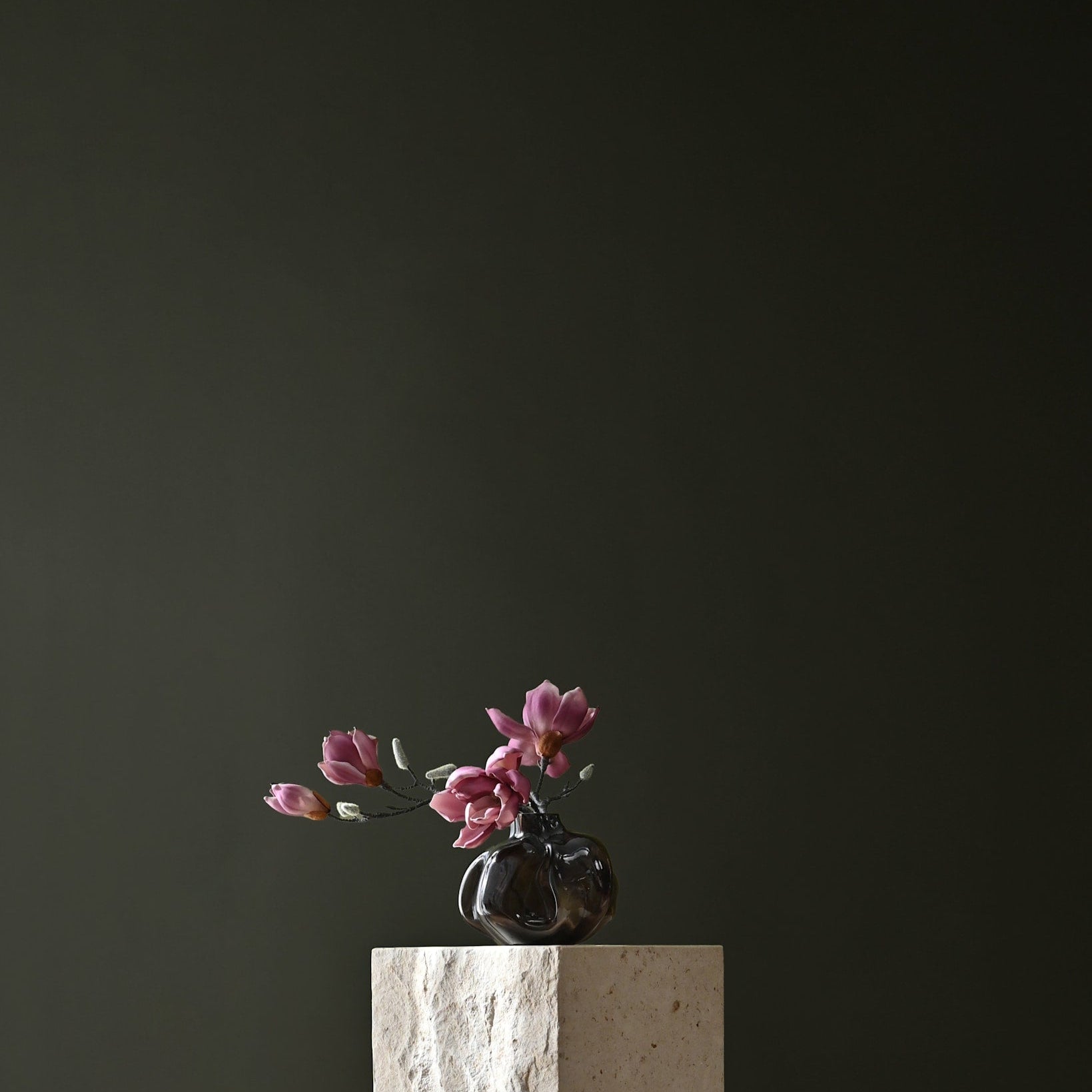 Wabi Vase, Mini - Smoked Forest