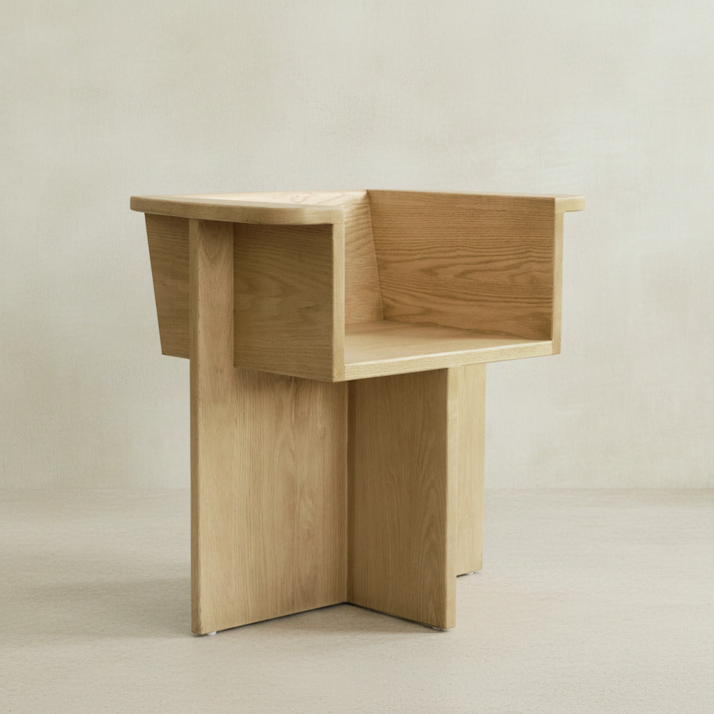 Brutus Dining Chair - Natural Oak