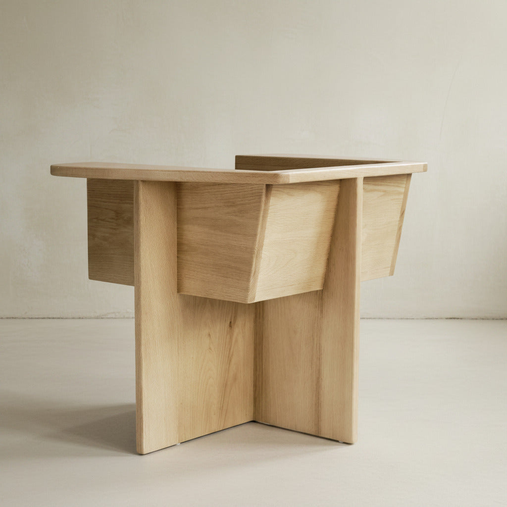 Brutus Lounge Chair - Natural Oak