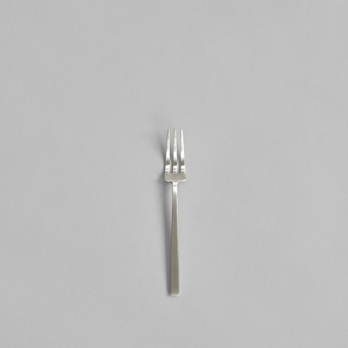 Kogei Dessert Fork - Brushed Steel