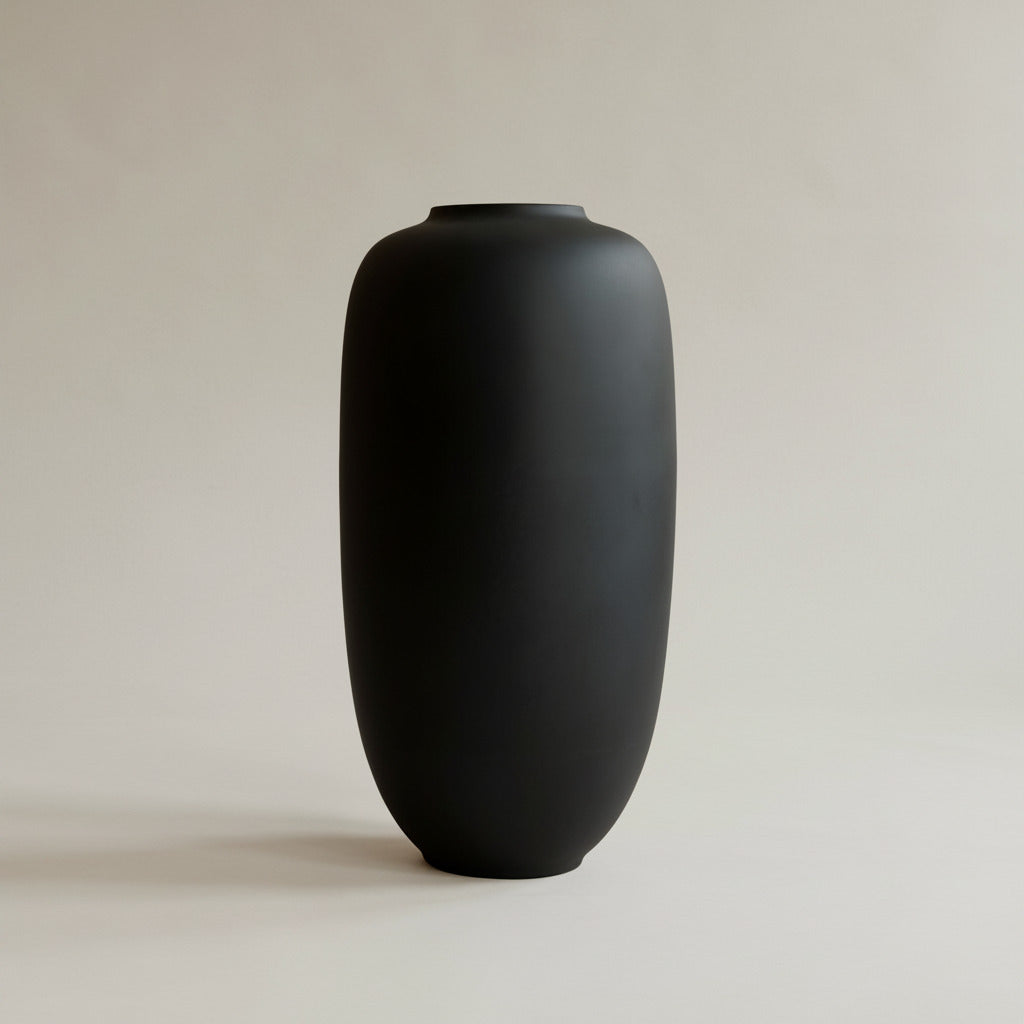 Sunao Vase Slim, Hexa - Black